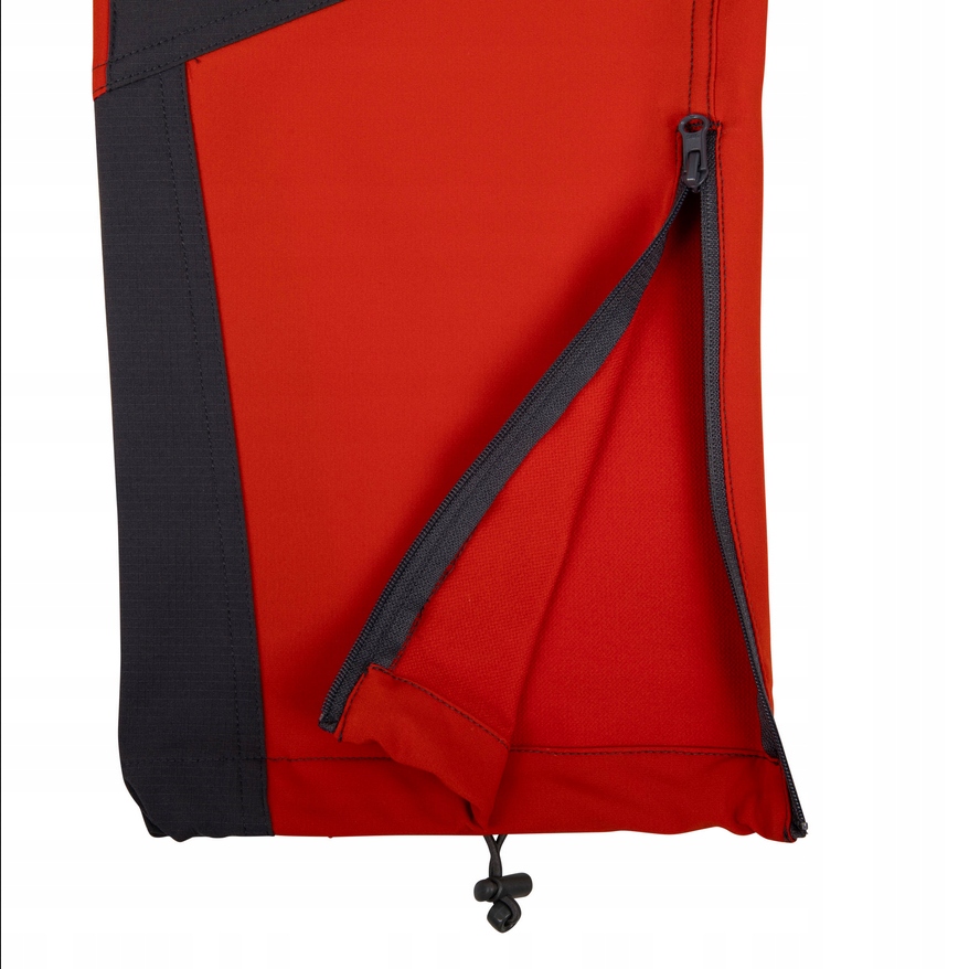 Męskie Górskie spodnie trekkingowe Milo ATERO - brick/dark grey L Rozmiar L