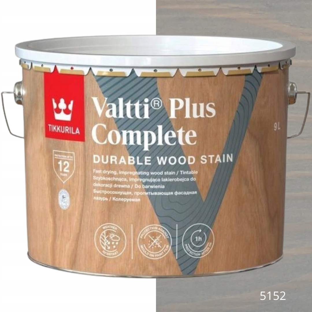 Tikkurila Laková Obruba Valtti Plus Complete 9L Barva 5152