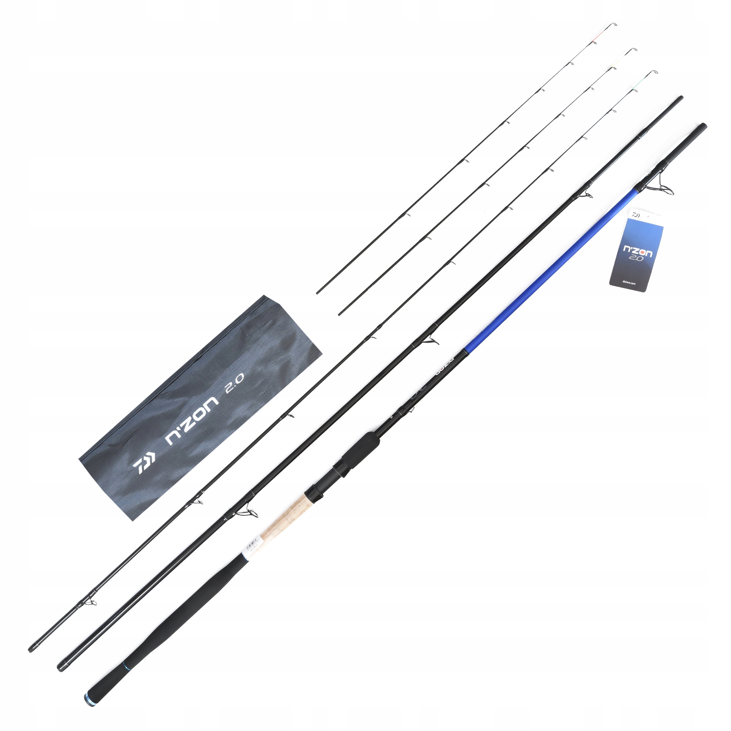 Wędka Daiwa N'zon 2.0 Power Feeder 3.96m -100g na silne prądy duże ryby