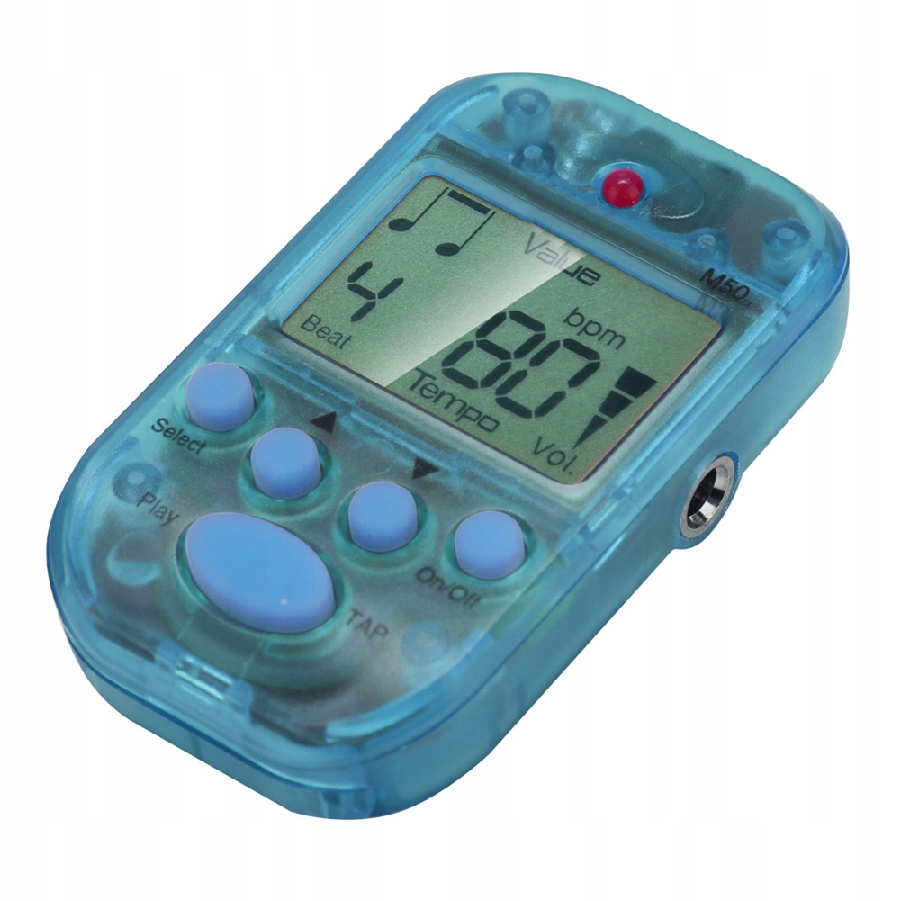 Metronomo Digitale M50 Portatile - Per Pianoforte, Chitarra, Violino - Con Uscita Cuffie - Foto 11