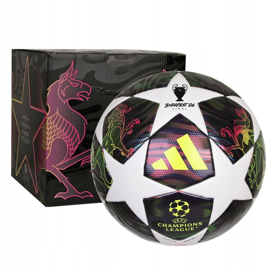 Piłka adidas Ucl Box League JX9101 Fioletowy, 4