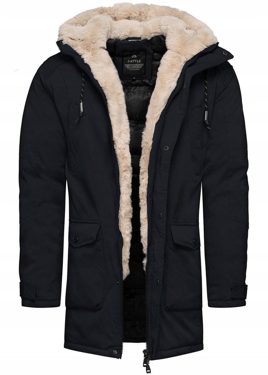 XXL – Pánská Zimní Parka S Kožešinou