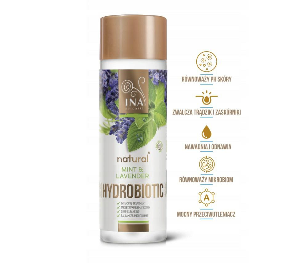 Ina Essentials Hydrobiotic: pielęgnacja skóry trądzikowej Lawenda & Mięta