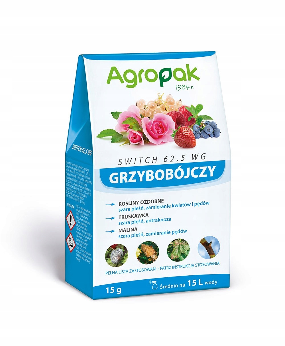 

Switch 62,5WG 15g zwalcza choroby grzybowe Agropak