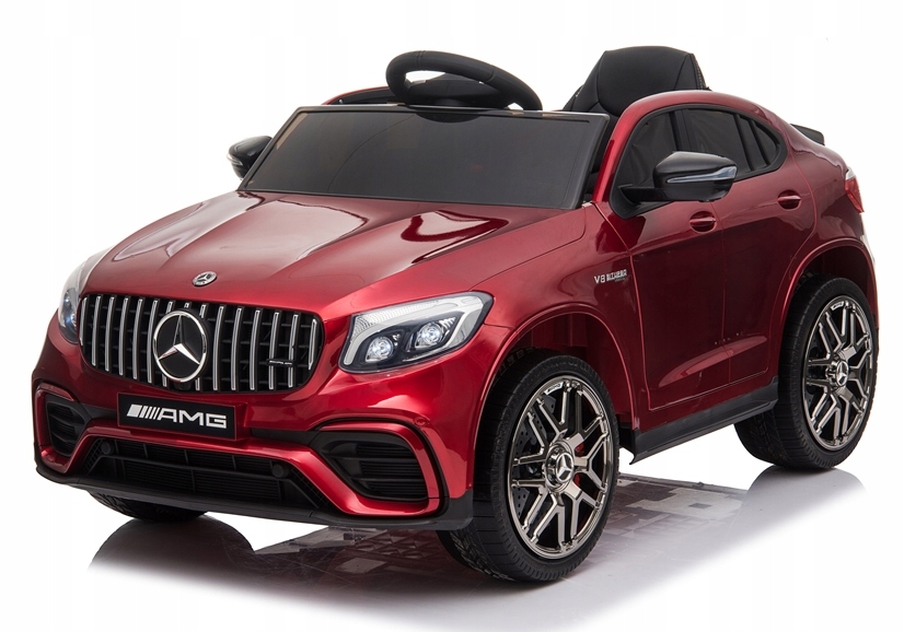 Auto na Akumulator Mercedes Glc 63S 4x4 180 Watt Bordowy Lakier Tablice