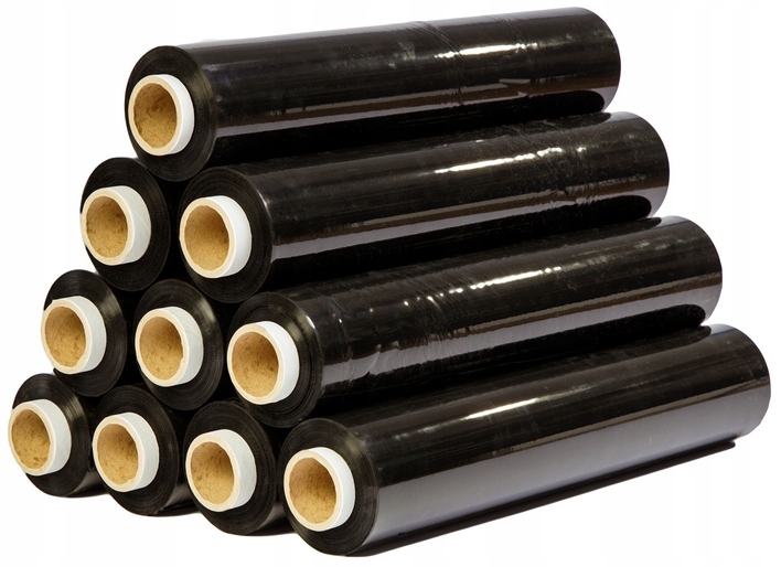 Fólie Stretch Černá Krycí Rolka XXL 3 Kg 10 ks
