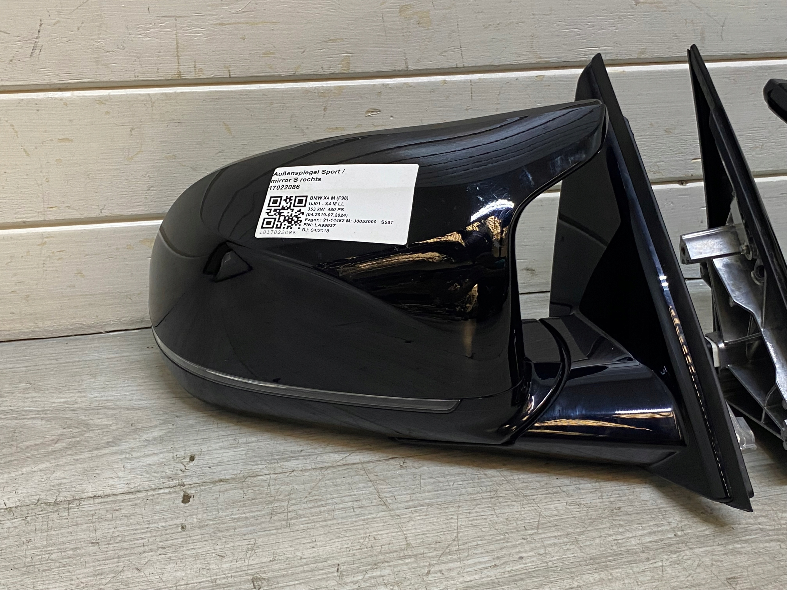 mirrors BMW X4M F98 G02 9PIN colour A90