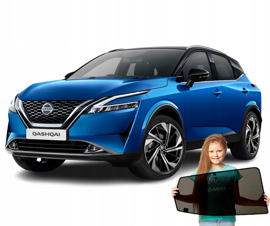 Záclony na magnetech Nissan Qashqai 3 III 2021-