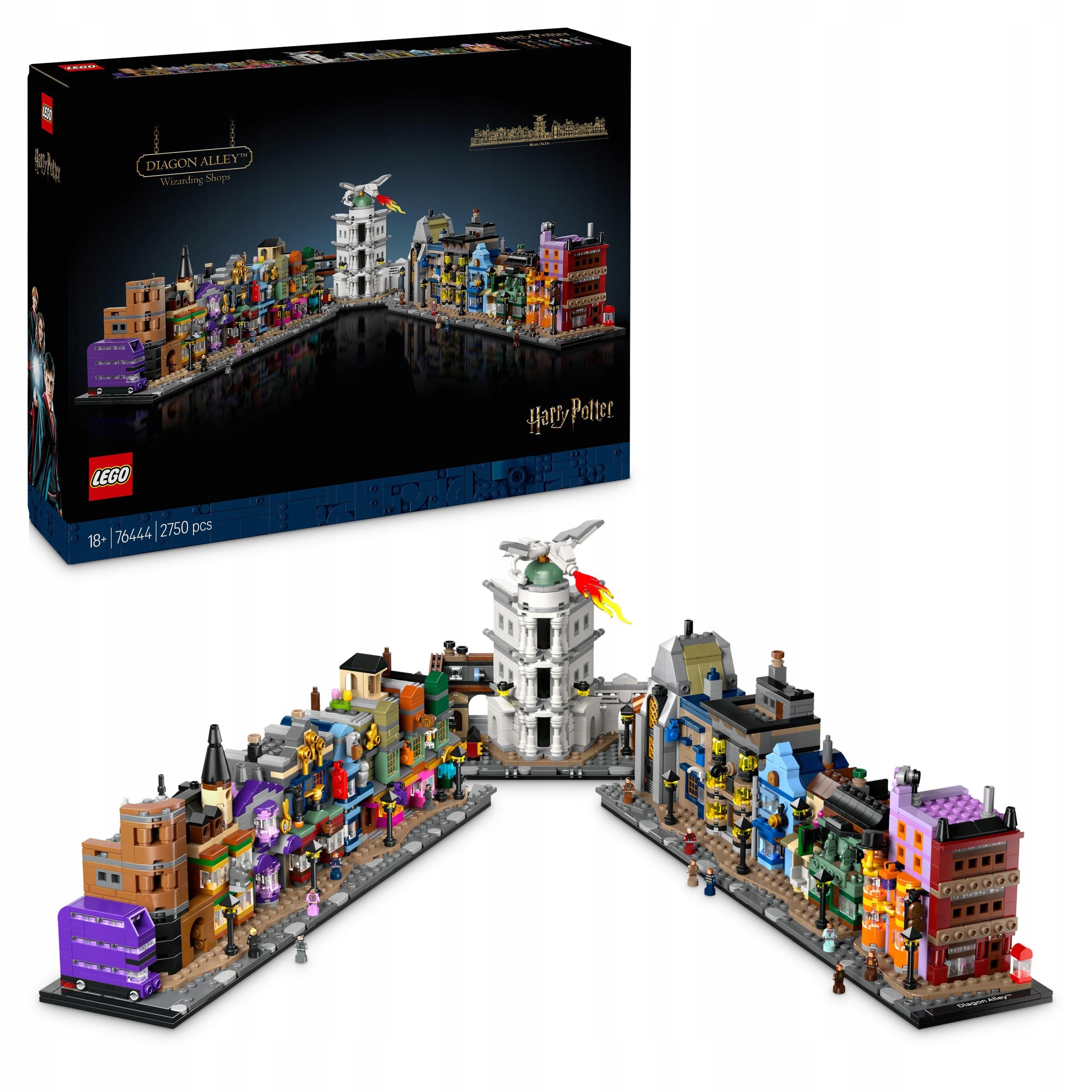 Lego Harry Potter 76444 Kouzelné obchody na ulici Svazů Novinka