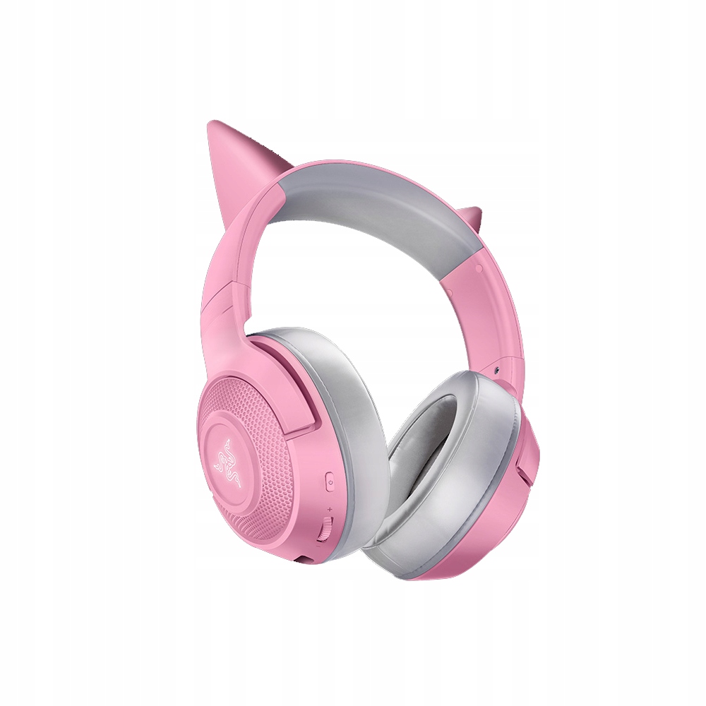 Słuchawki bezprzewodowe wokółuszne Razer Kraken Kitty różowe