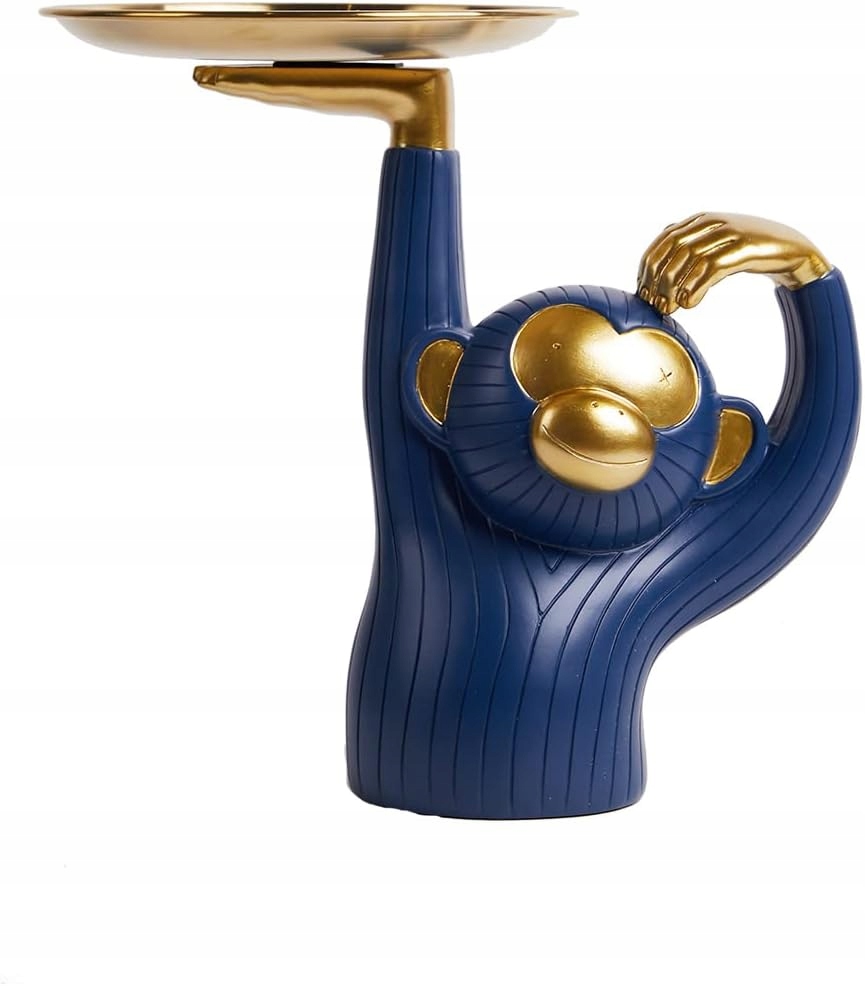 Patera Na Koláčiky Socha Opice 25 cm Dekoratívna figúrka Zo Živice Umenie