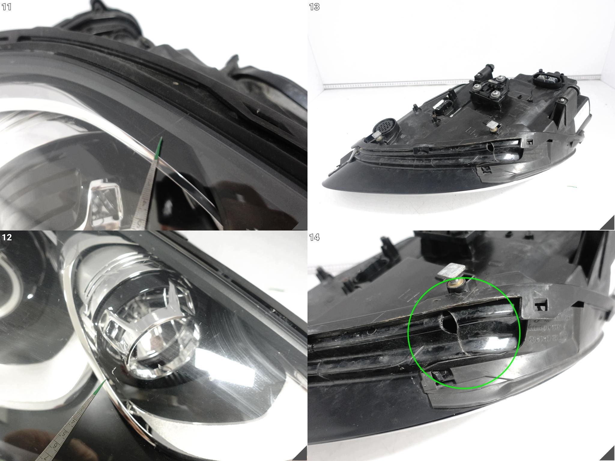 PORSCHE CAYENNE II 7P5 LIFT 14-18 light XENON D3S + LED positioning right front