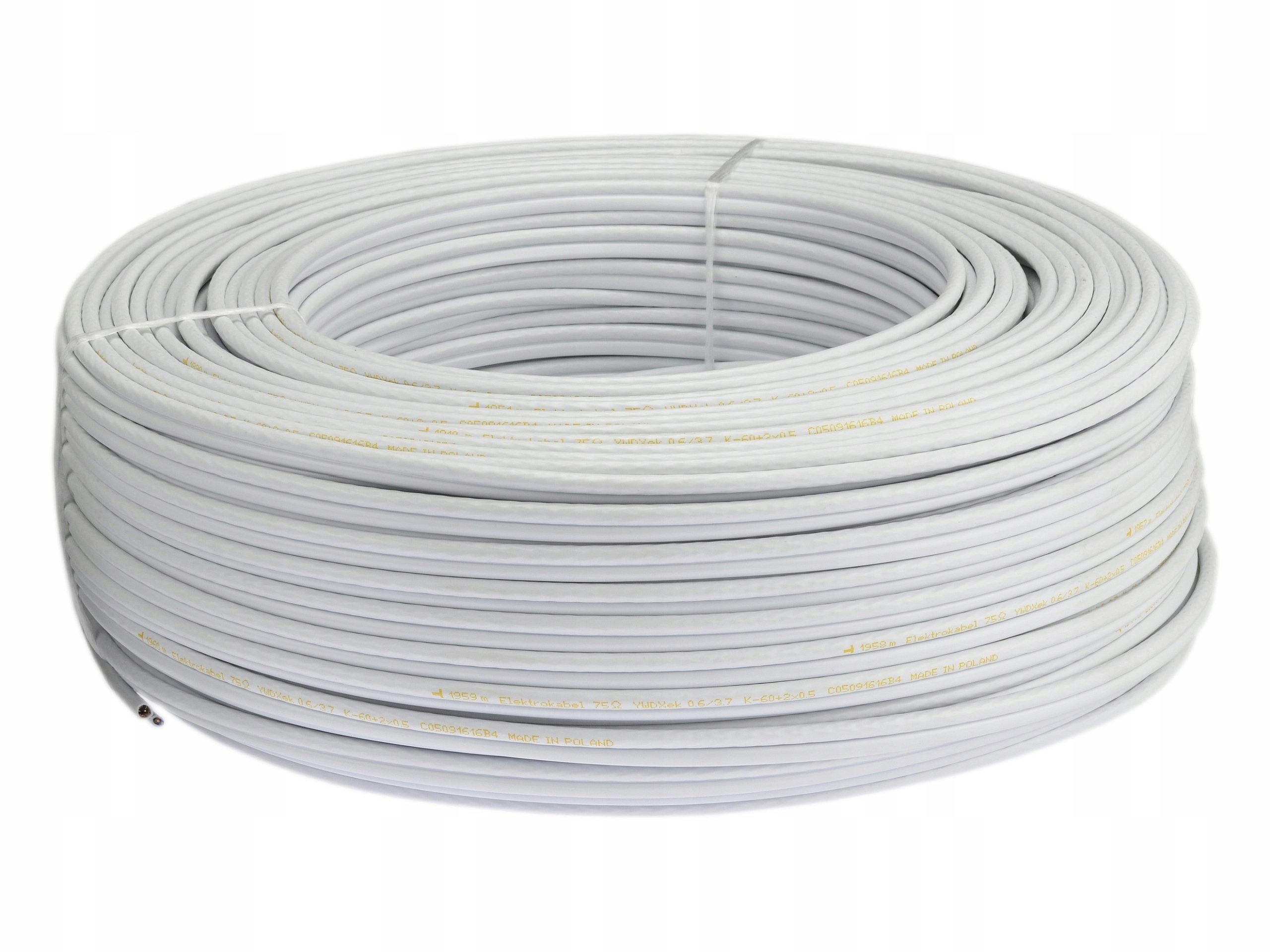 PRZEWÓD KABEL CCTV MONITORING K60 + ZASILANIE 50m