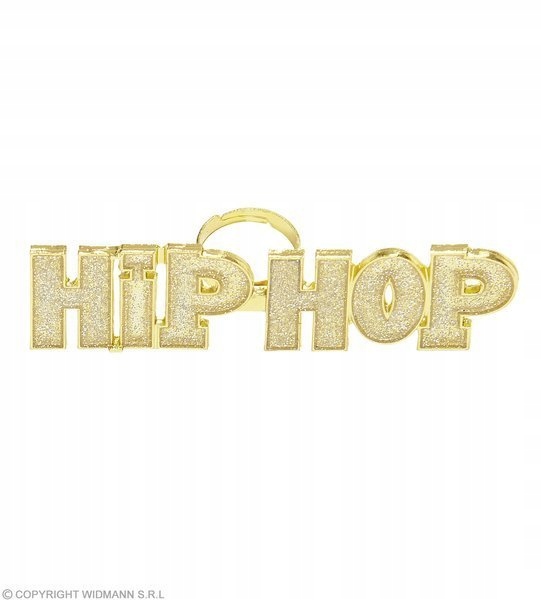 

Pierścionek Sygnet Hip Hop Raper Złoto-srebrny
