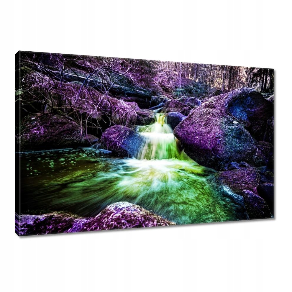

Obrazy 90x60 Limonkowa kaskada
