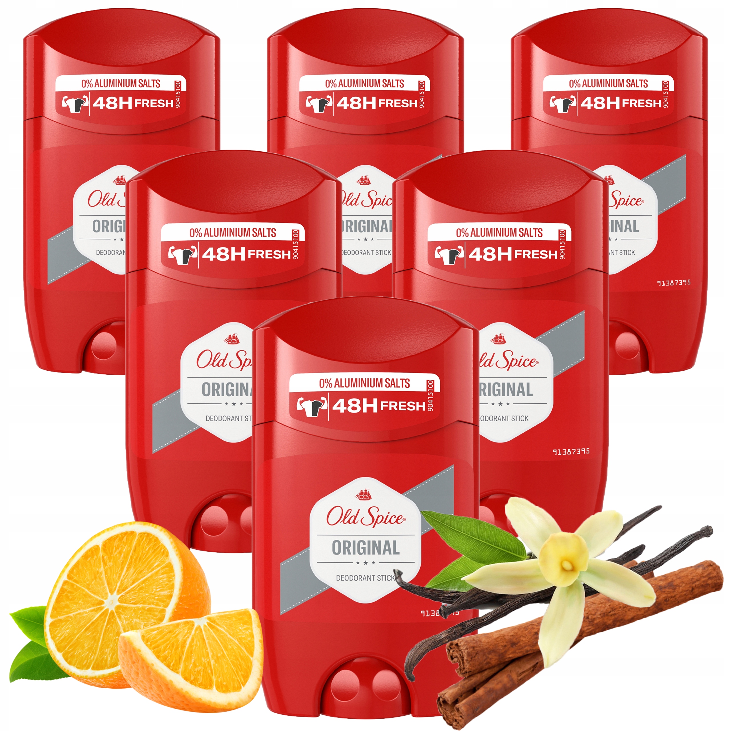 6 x Old Spice Tuhý deodorant Original 50 ml Stick pro muže 48 hodin