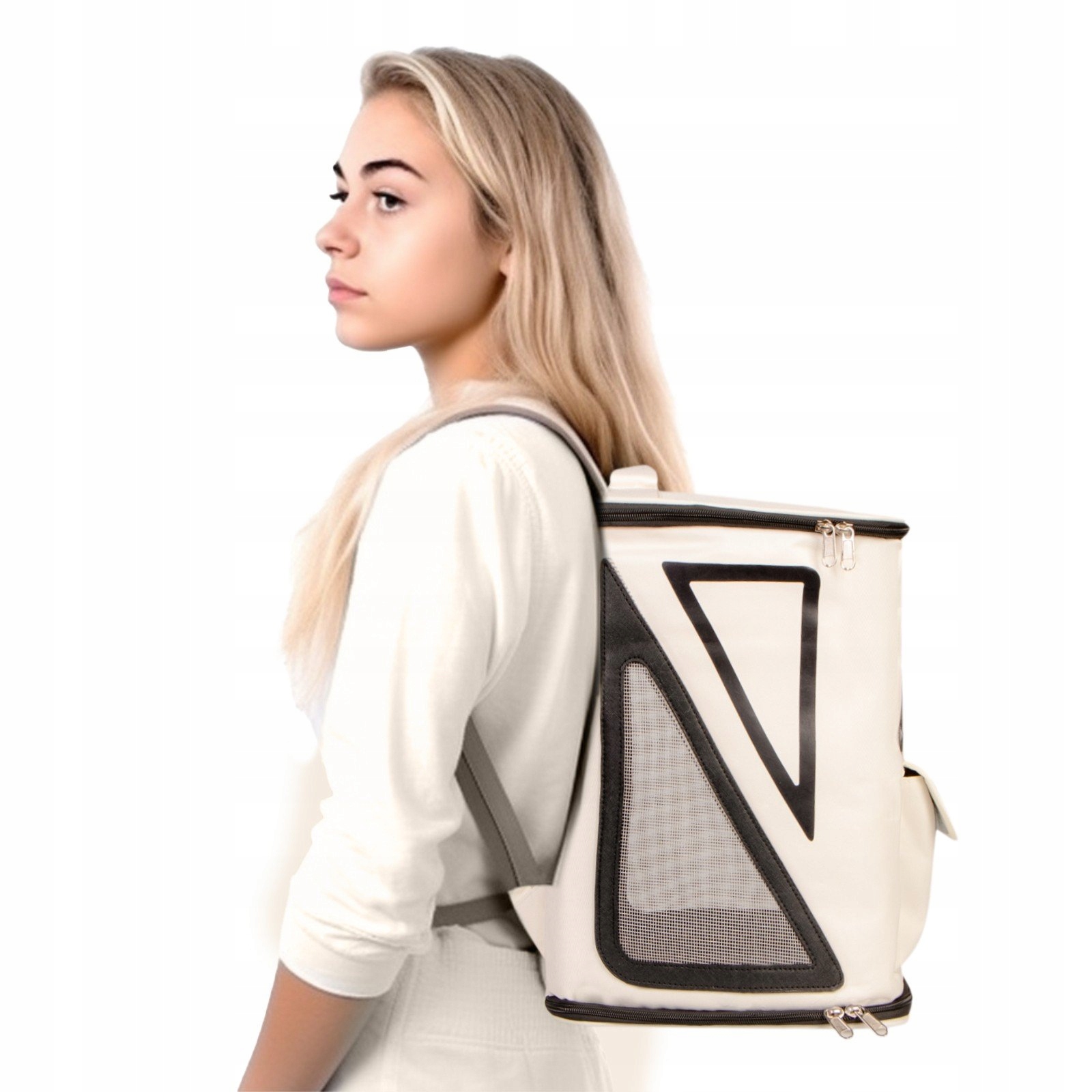 Levně Odolný Batoh Přepravka Pro Zvířata 8KG Výška 40CM Ventilace