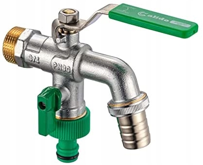 

Kurek Podwójny Zawór Kulowy Ze Złączką Do Węża 3/4