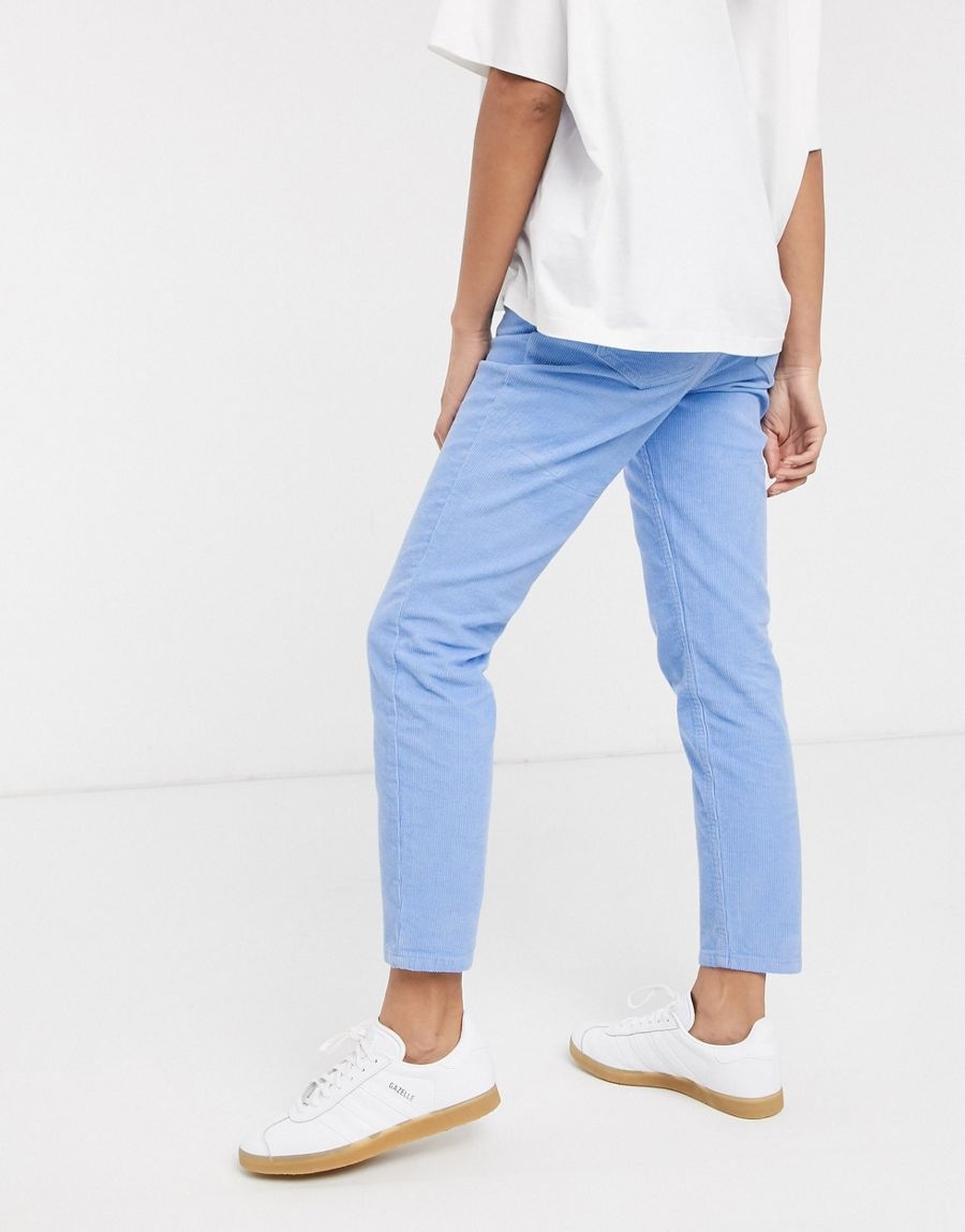 MATERNITY SPODNIE CIĄŻOWE SZTRUKSOWE 38 M 1VAJ Cechy dodatkowe brak