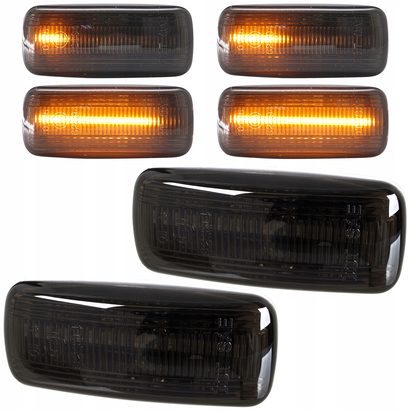 KIERUNKOWSKAZY DYNAMICZNE LED do AUDI A6 C5 A8 4D
