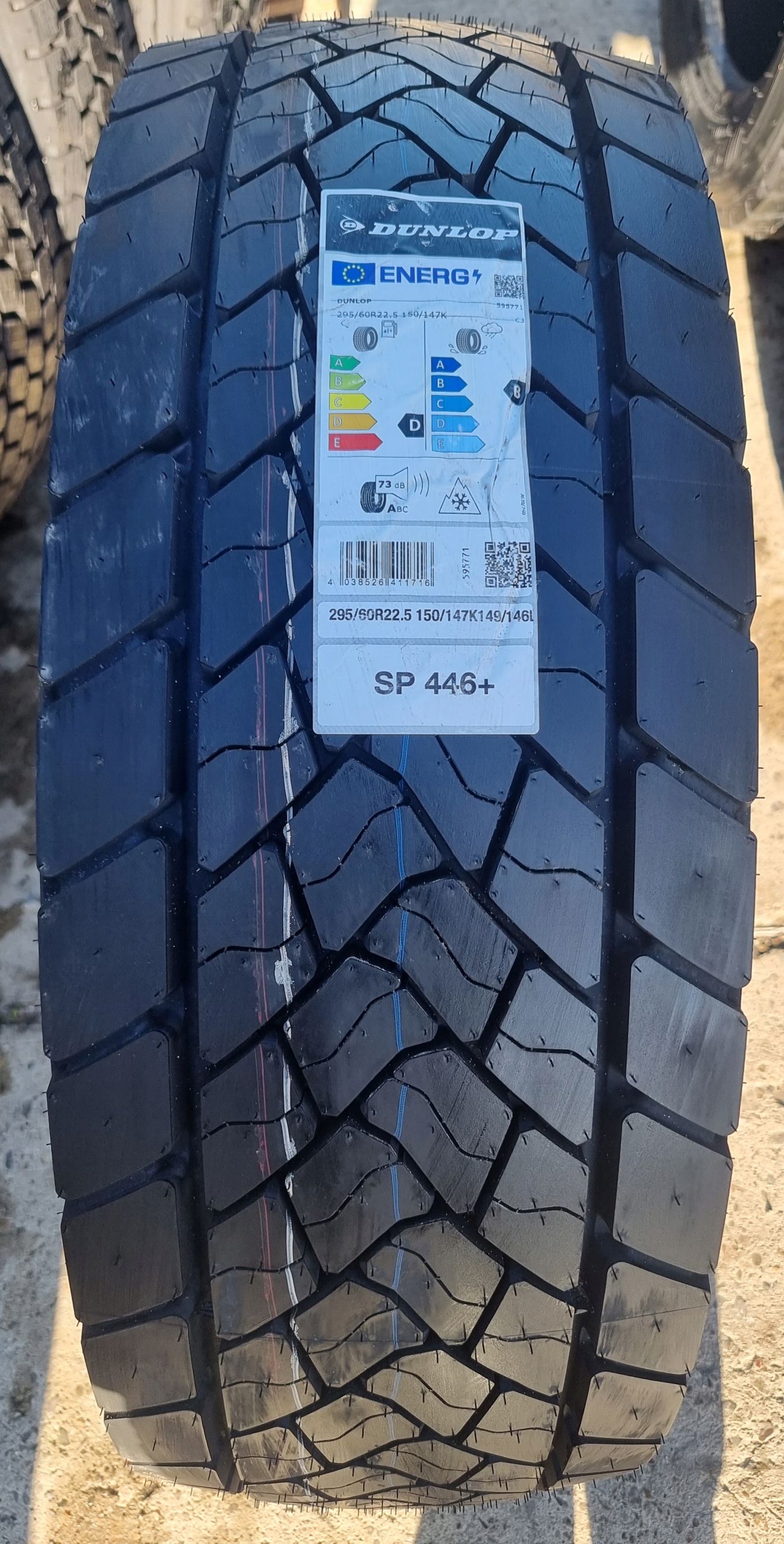 Opony 4 x 295/60R22.5 NOWE Dunlop SP446+ NOWOŚĆ - napędowe Marka Dunlop