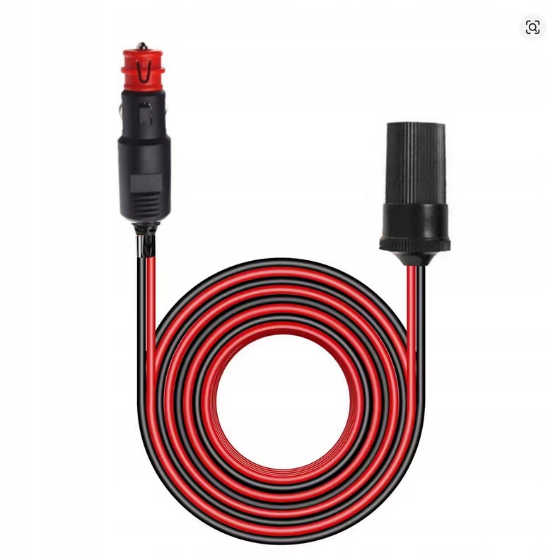 Przedłużacz Gniazda Zapalniczki 5m miedź 2x1,5mm Premium Power Cord