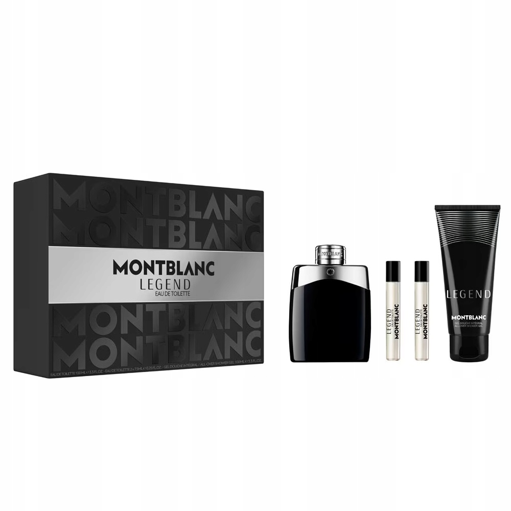 Mont Blanc Legend Edt 100 ml Sprej 7,5 ml Sprej Sprchový Gel 100 ml