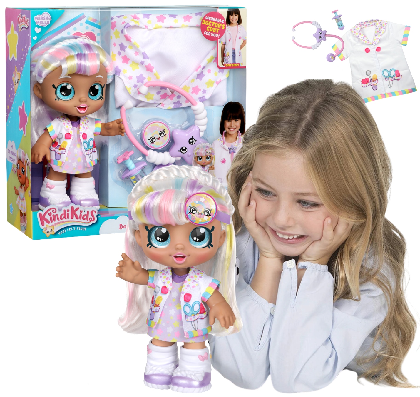 

Kindi Kids Marsha Mello Przebranie Lekarza Lalka