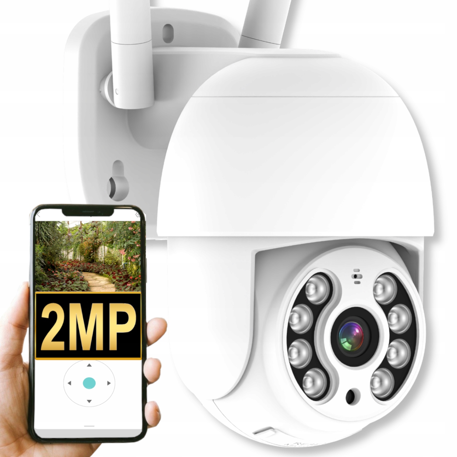 Kamera Zewnętrzna Obrotowa WiFi 2MP Full Hd Zoom