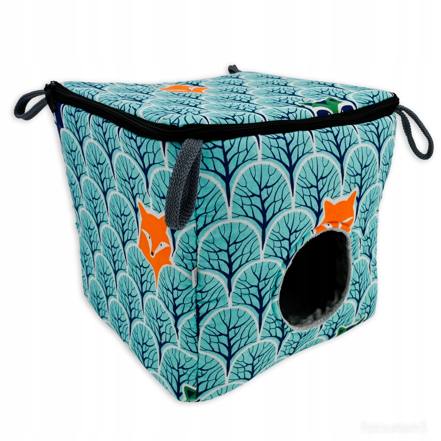 Domeček pro hlodavce kostka matrace 25x25x25 cm