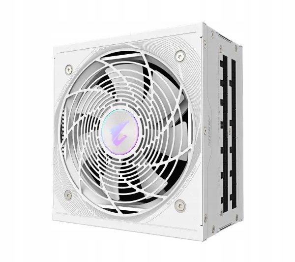 Zasilacz Gigabyte GP-AE850PM PG5 Ice 850W PCIE5.0 120mm 80+Platinum Biały