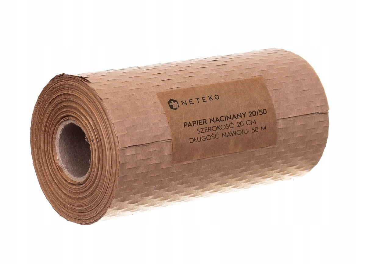 Papier do pakowania 20cmx250mb nacinany STRONG 90g Rodzaj wypełniacz papierowy