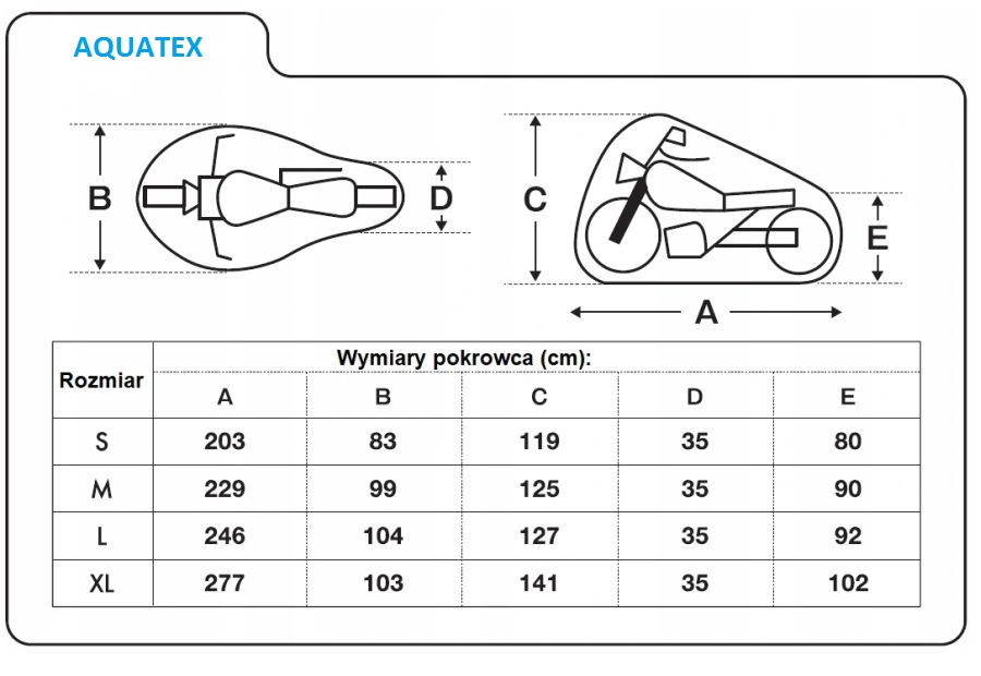 Wodoodporny Pokrowiec OXFORD XL MOTOCYKL Z KUFREM Producent Oxford