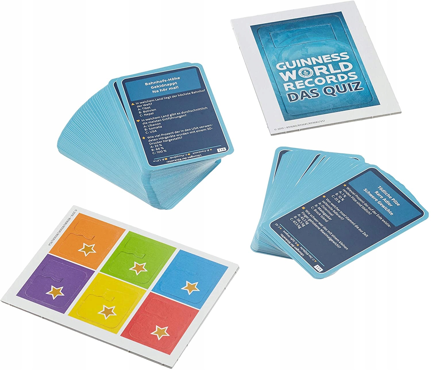 Gra Ravensburger 20793 GWR Quiz po niemiecku Materiał inny