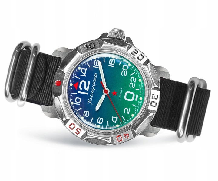 Wostok Vostok KAMANDIRSKI-nový 81617B-mat-24 Hodinový
