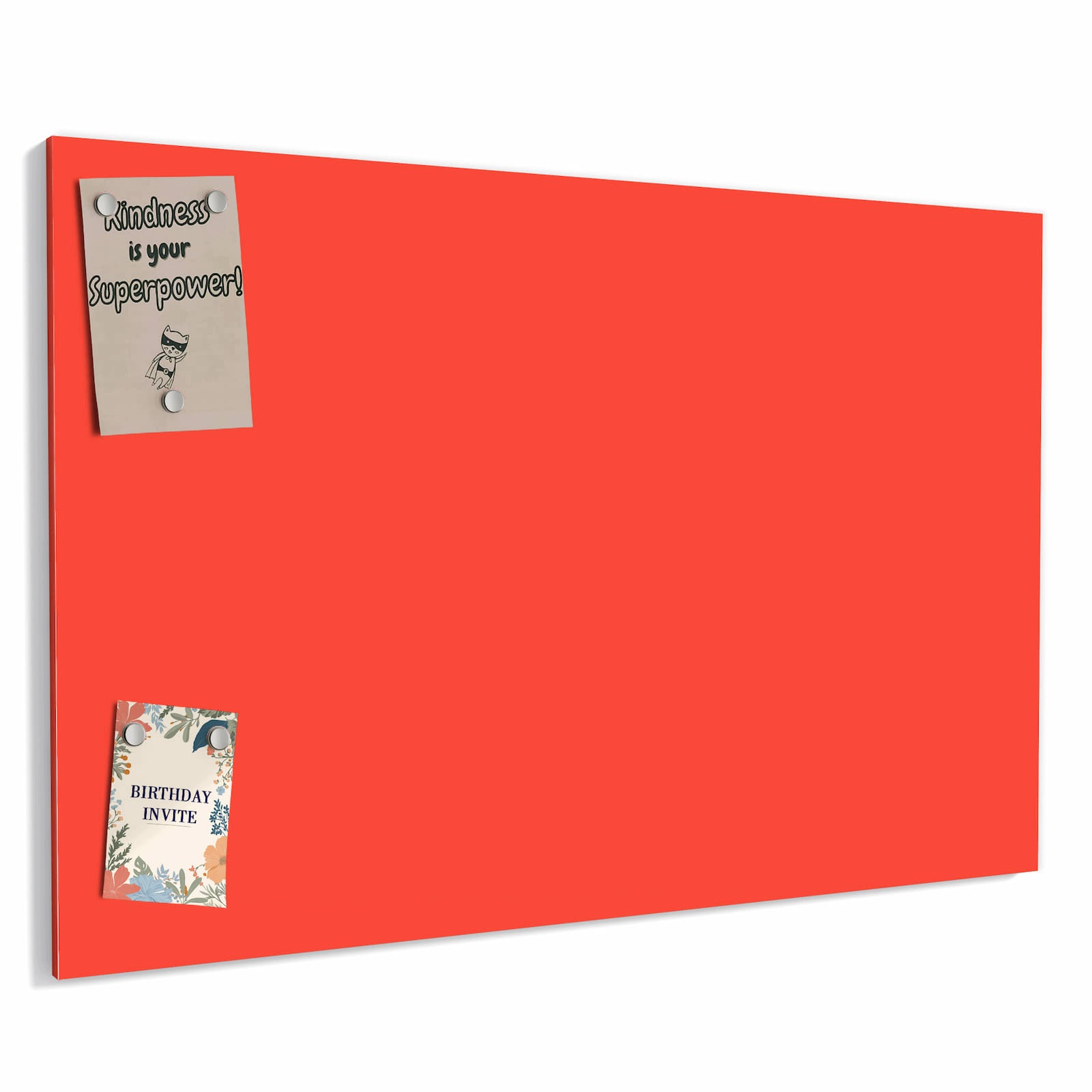 Magnetická tabule Červené Pozadí II 90 × 60 cm