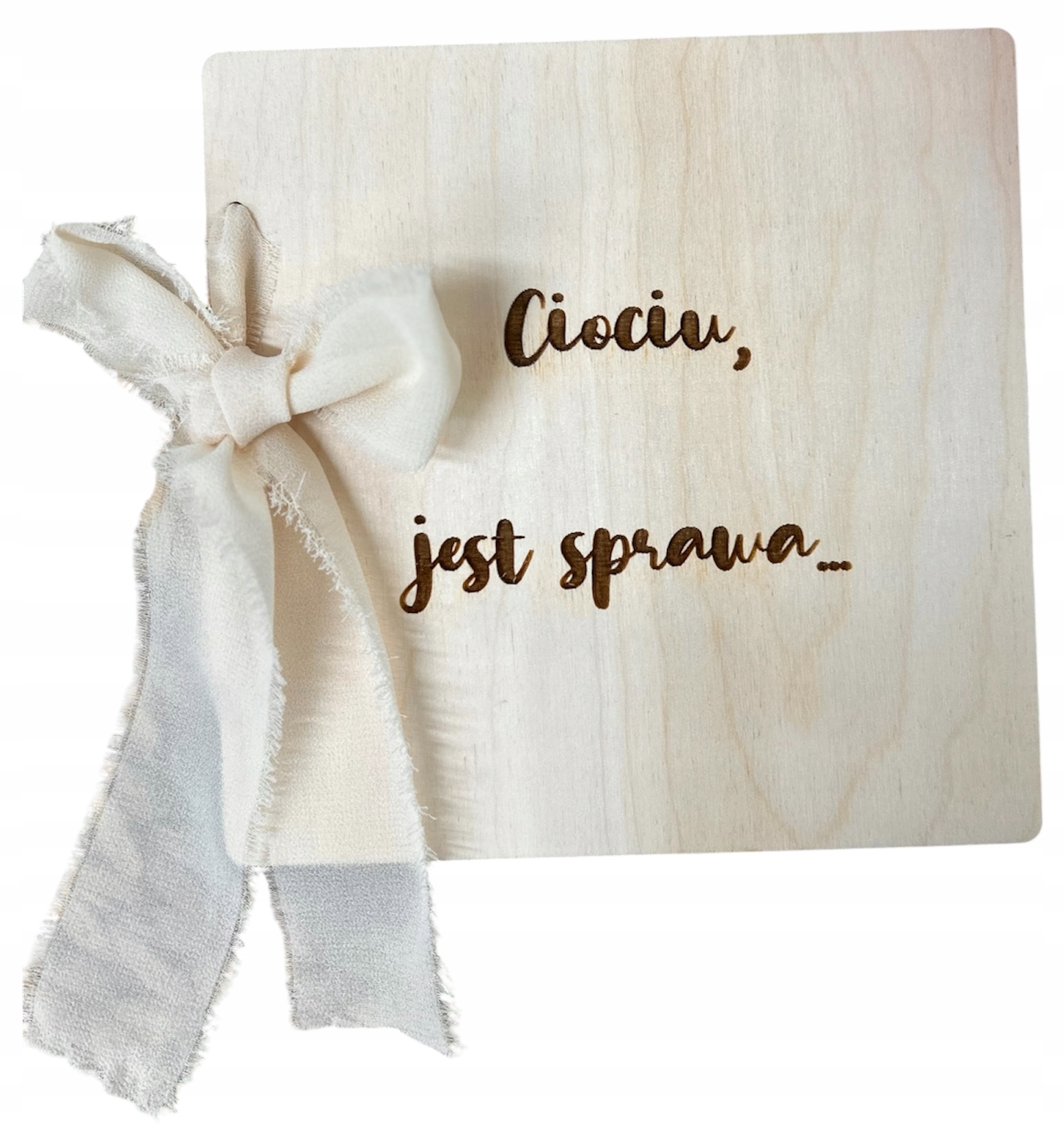 PROŚBA ZAPYTANIE DLA MATKI CHRZESTNEJ - CIOCIU JEST SPRAWA