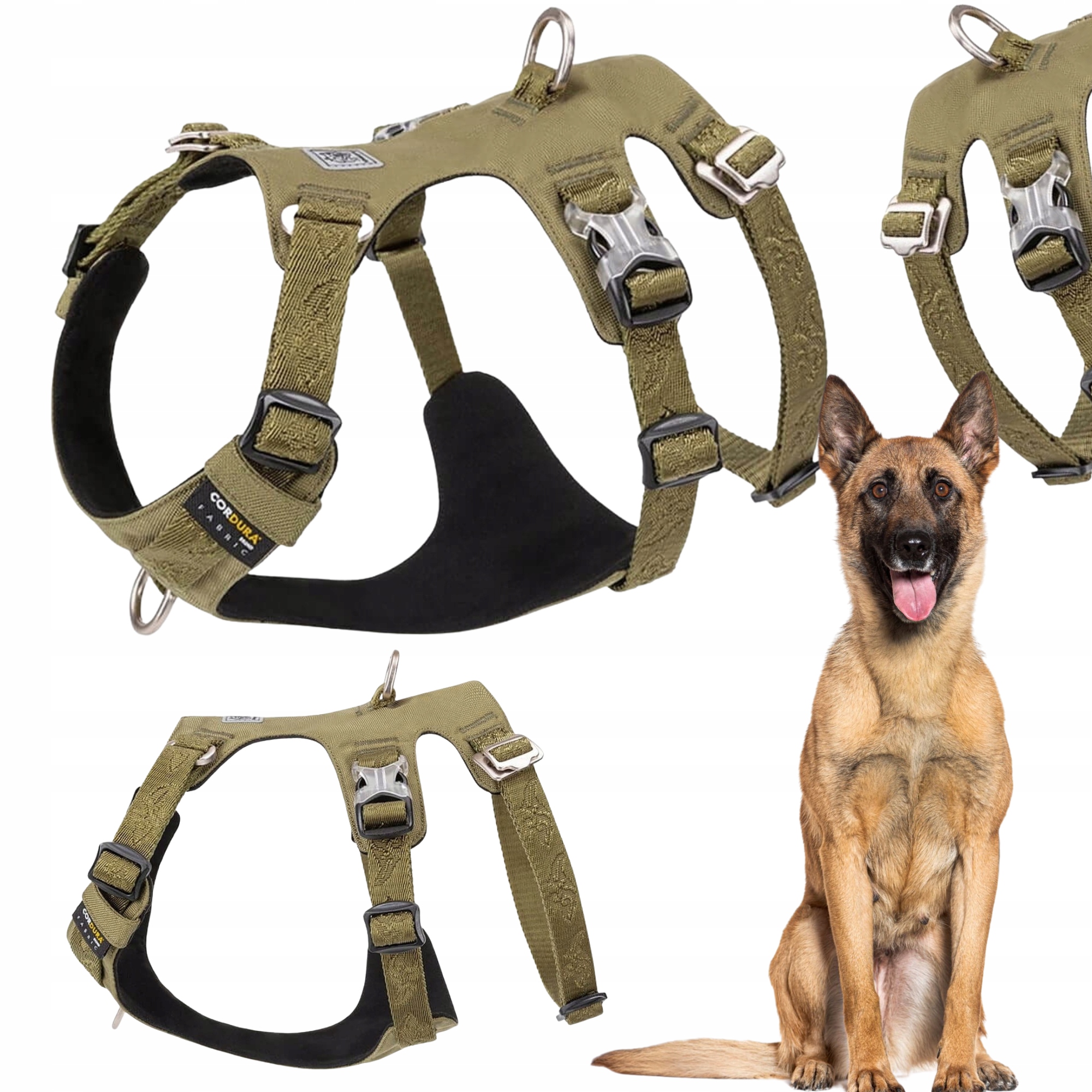 Voděodolné Protiúnikové Postroje Pro Psa Winhyepet Escape Soft Khaki