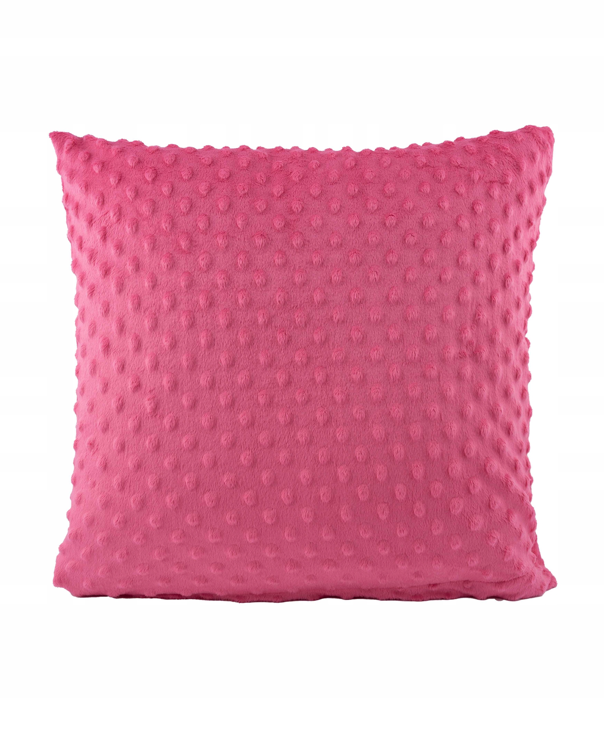 Poszewka na poduszkę MINKY PINK RÓŻOWA 40X40