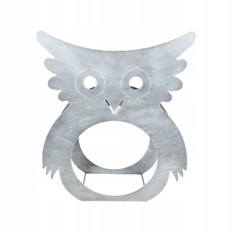 Premium Stojan na drevo Sova malý, antracitový Poľský Výrobok