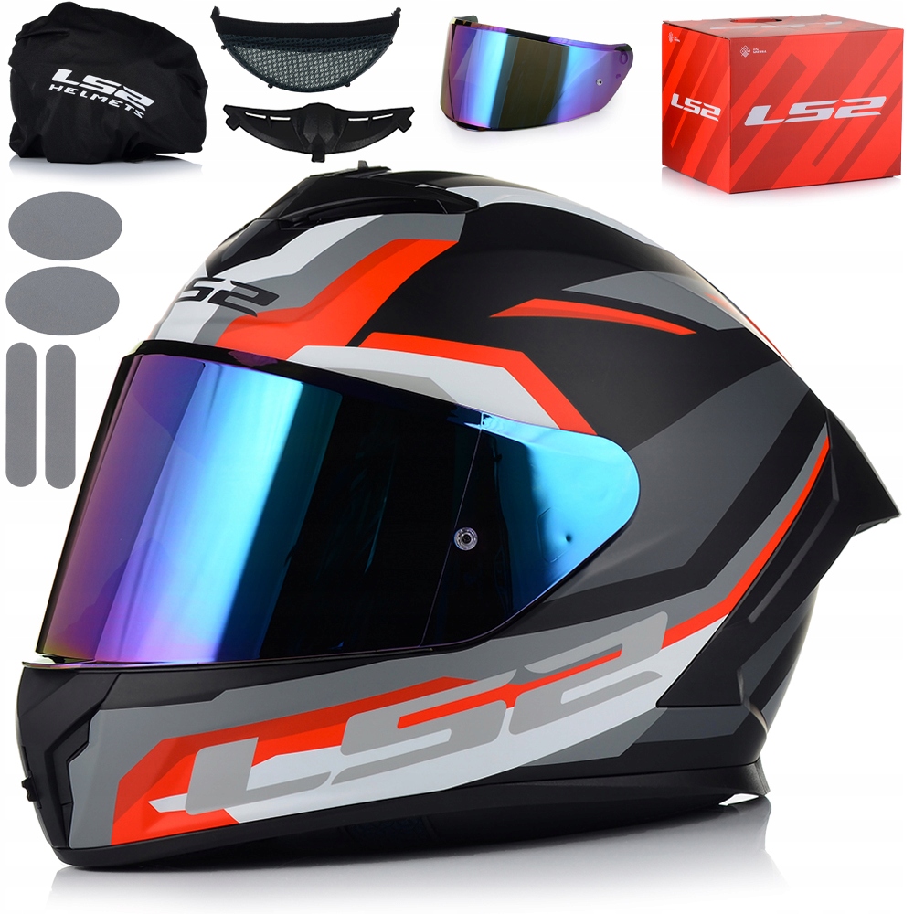 Motocyklová Prilba LS2 FF820 Rapid III System Pinlock Ecer 22.06 2x Sklo