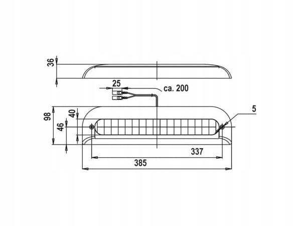 Lampa hamowania stopu LED Jokon ZHBL 03 TurismusPL Brand Jokon