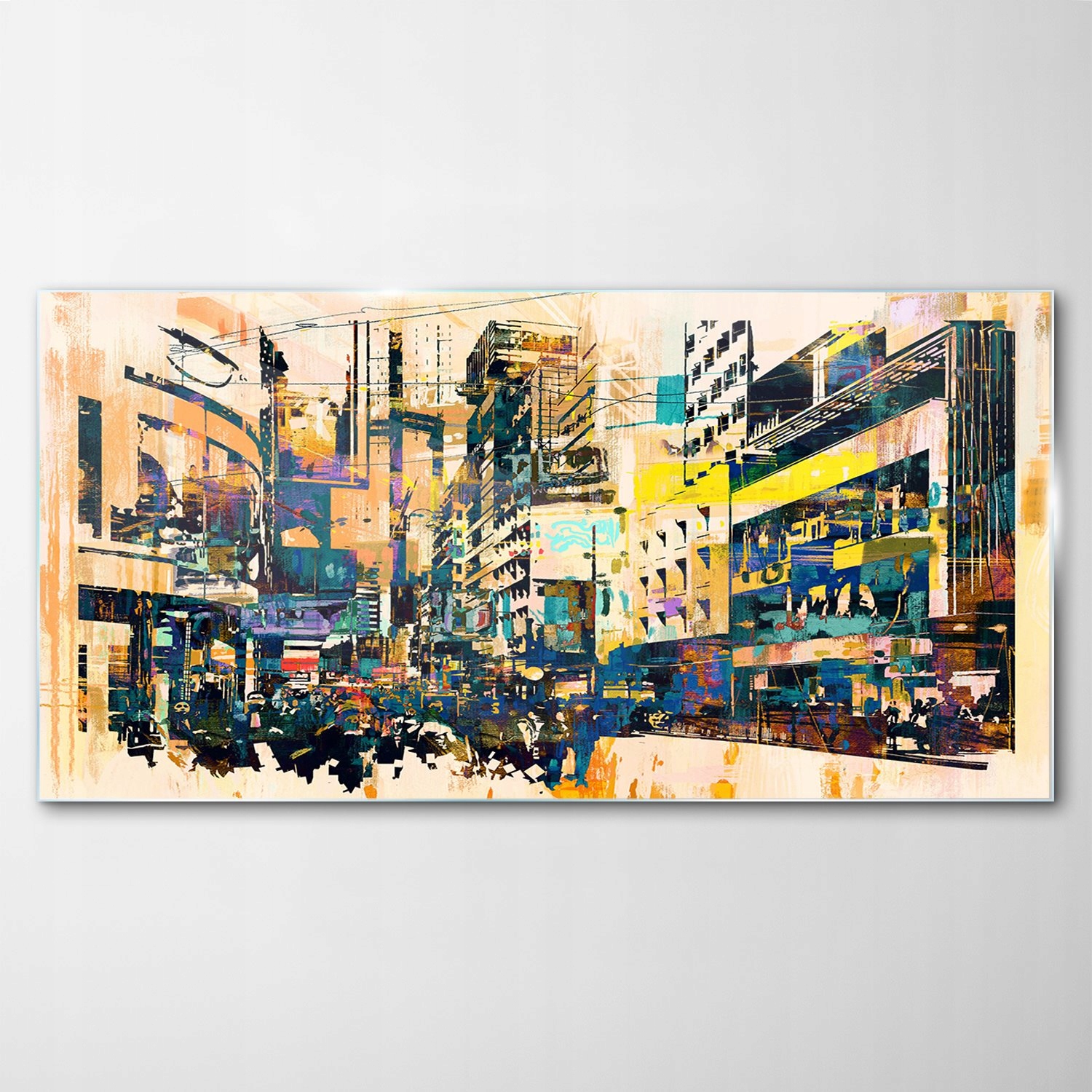 

Obraz Szklany Dekor Miasto Ulica Abstrakcja 120x60