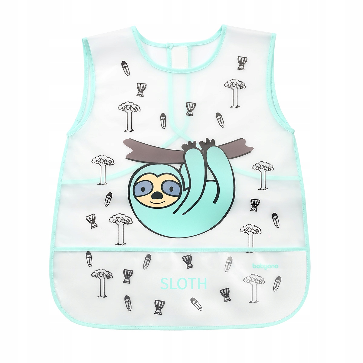 Śliniak Fartuszek z kieszonką - Tworzywo EVA 36m+