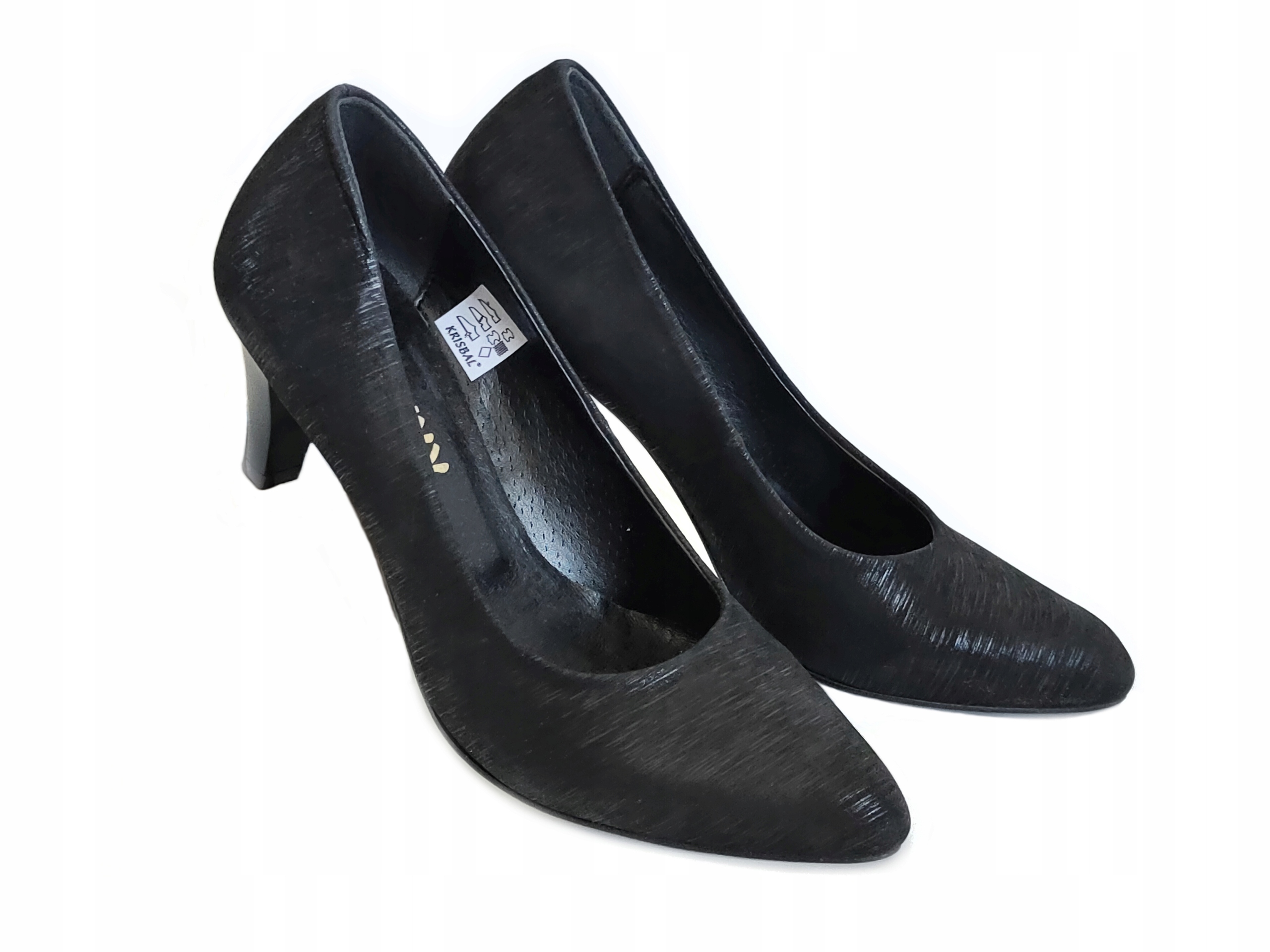 Krisbal 185 lodičky Polské černé/pr 37 Kůže