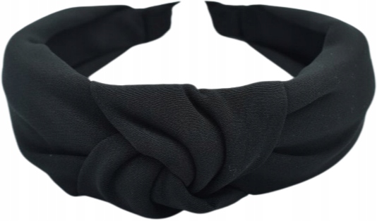 

Opaska do włosów bowknot turban (kolor: czarny)