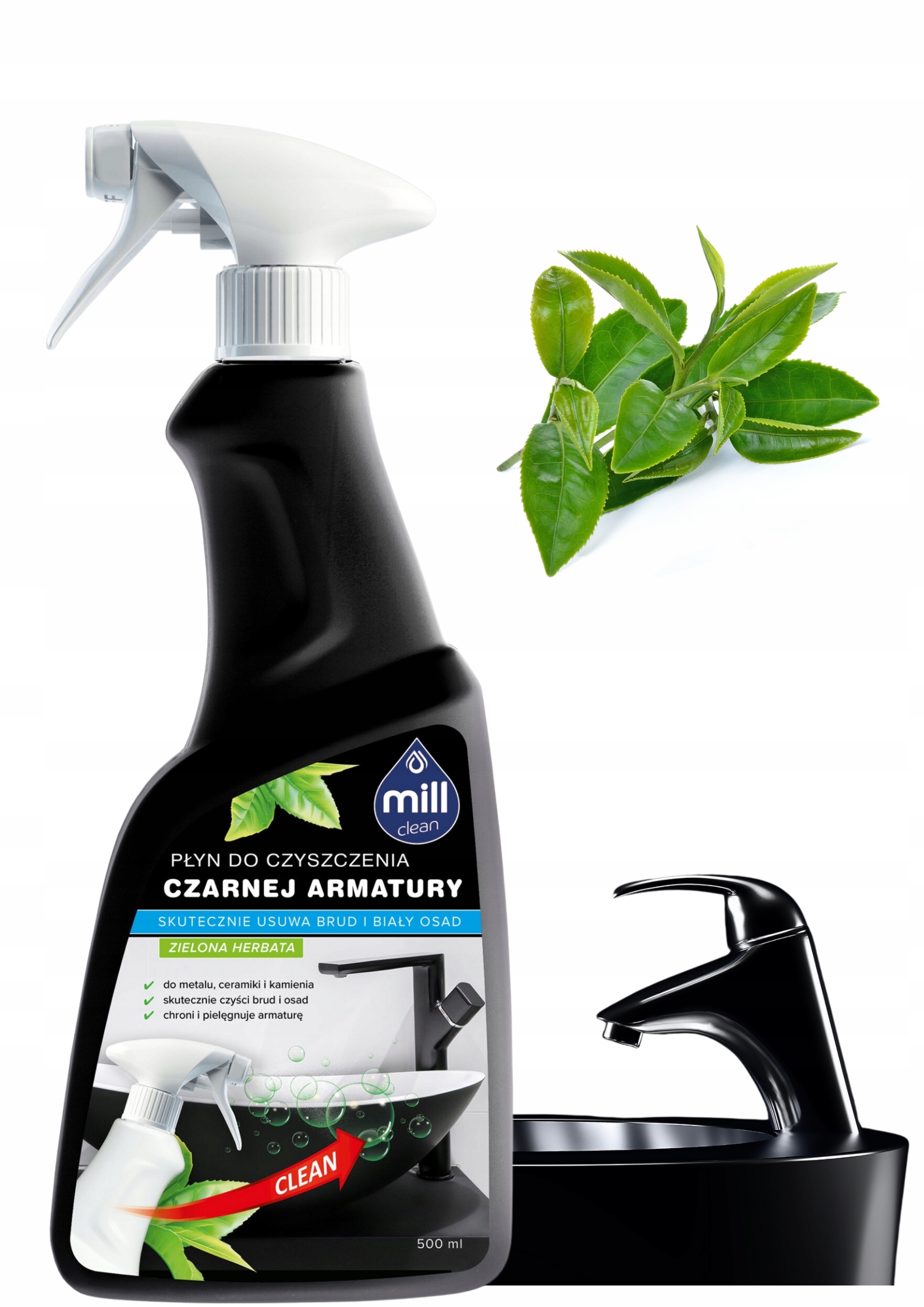 

MILL Clean Płyn do mycia Czarnej Armatury 500ML