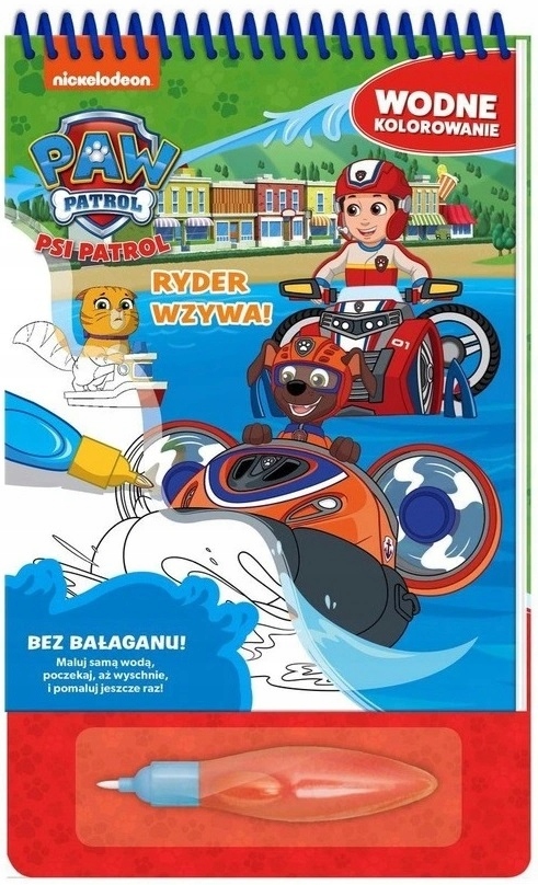 

Psi Patrol Wodne Kolorowanie Ryder Wzywa Pisak