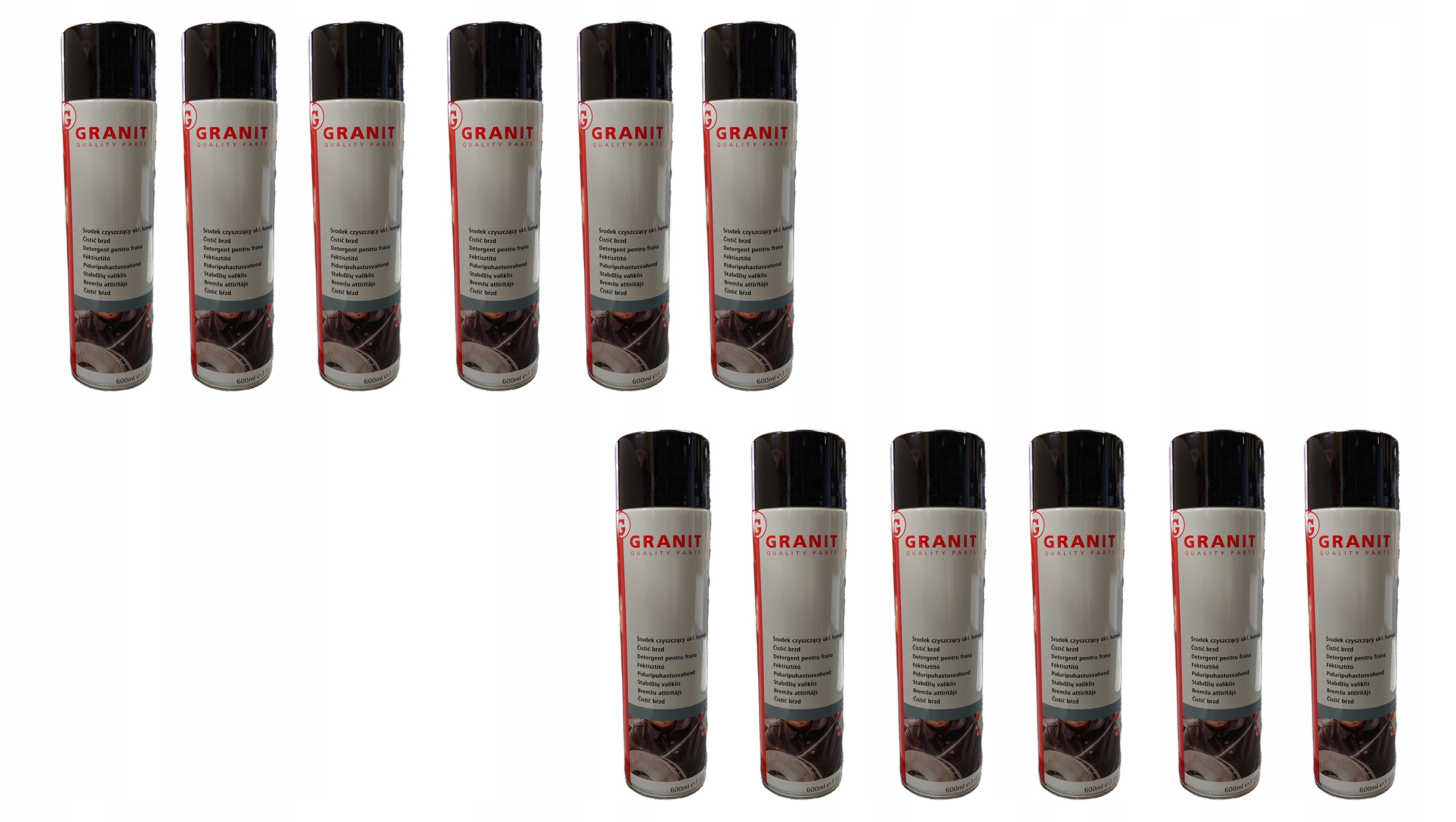 BRAKE CLEANER ZMYWACZ DO HAMULCOW TARCZ 12x600 ml