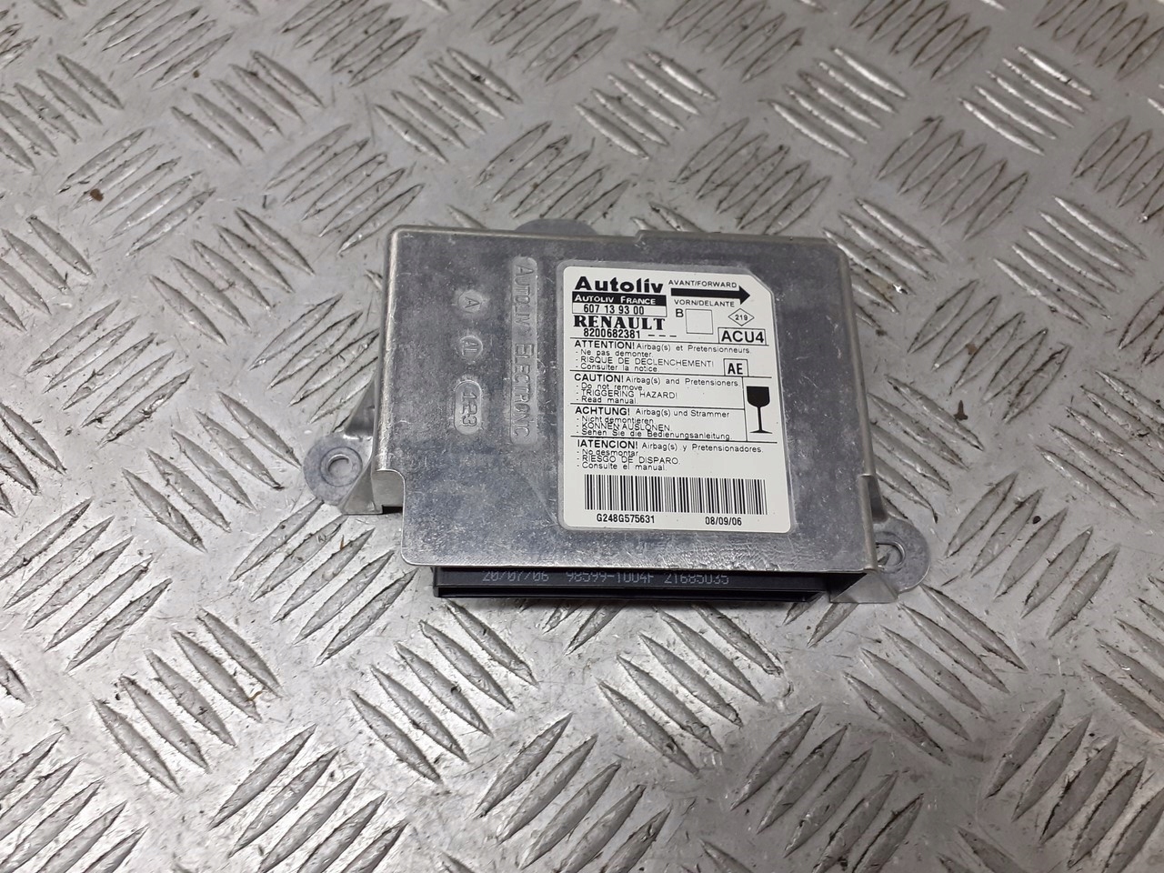 MODUŁ AIRBAG RENAULT MEGANE II 8200682381